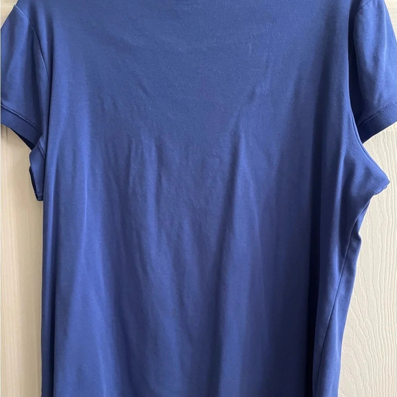 TALBOT~BLUE PULLOVER BLOUSE~XLP - Picture 3 of 5